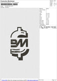 BOSSMOVES Embroidery File 6 size