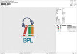 BPL Embroidery File 6 size