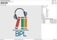 BPL Embroidery File 6 size