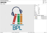 BPL Embroidery File 6 size