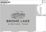 Brometext Embroidery File 6 sizes