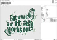 BUT WHAT Embroidery File 6 size