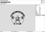 Gymcircle 02 Embroidery File 6 sizes