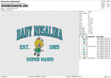 Baby Rosalina Embroidery File 6 size