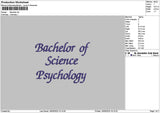Texts 1605 Embroidery File 6 sizes