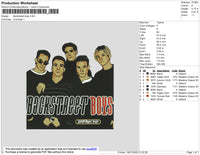 Backstreet boys Embroidery File 6 size