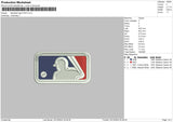 Baseball Puff 02 Embroidery File 6 sizes