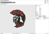 Bernalillo Spartan Embroidery File 6 size