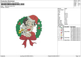 Bettyxmas 0412 Embroidery File 6 sizes