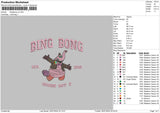 Bingbong V2 Embroidery File 6 size