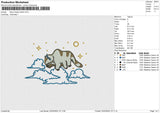 Bison Appa Avatar Embroidery 6 size