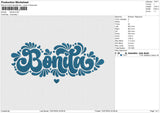 Bonita Embroidery File 6 size