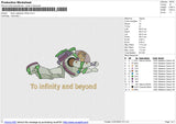 Buzz Lightyear Infinity Embroidery File 6 size