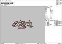 Calismoketext 02 Embroidery File 6 sizes