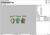 Cactus Icons Embroidery File 6 sizes