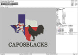 Caposblackstext Embroidery File 6 sizes