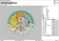Bears 0206 Embroidery File 6 sizes