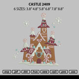 Castle 2409 Embroidery File 6 sizes