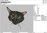 Cat 2403a Embroidery File 6 sizes