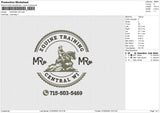 CENTRAL WI Embroidery File 6 size