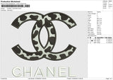 CHANEL LEOPARD Embroidery File 6 size