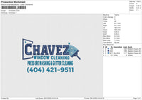 CHAVES Embroidery File 6 size