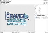 CHAVES Embroidery File 6 size