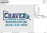 CHAVES Embroidery File 6 size