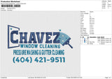 CHAVES Embroidery File 6 size