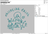 Faithtext 1308 Embroidery File 6 sizes