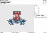 CITADELE Embroidery File 6 size