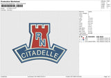 CITADELE Embroidery File 6 size