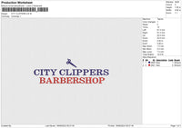 CITY CLIPPERS Embroidery File 6 size