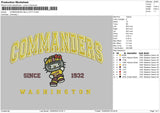 COMMANDERS HELLO KITTY Embroidery File 6 sizes