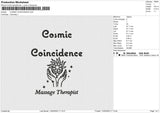 COSMIC COINCIDENCE Embroidery File 6 size