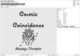 COSMIC COINCIDENCE Embroidery File 6 size