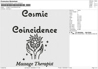 COSMIC COINCIDENCE Embroidery File 6 size