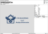 Cpjtext V2 Embroidery File 6 sizes