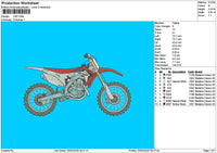 Motorcycle 1903 Embroidery File 6 sizes