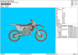 Motorcycle 1903 Embroidery File 6 sizes