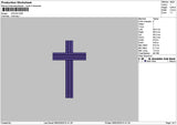 Cross 0802 Embroidery File 6 sizes