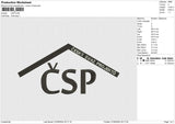 CSP Embroidery File 6 size