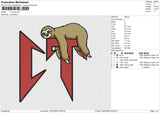 CT logo Embroidery File 6 size