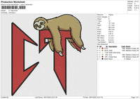 CT logo Embroidery File 6 size