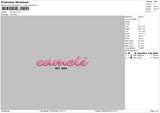 Camelitext Embroidery File 6 sizes