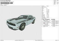 Car 210525 Embroidery File 6 size