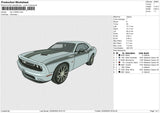 Car 210525 Embroidery File 6 size
