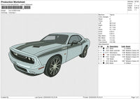Car 210525 Embroidery File 6 size