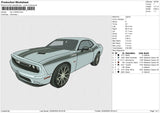 Car 210525 Embroidery File 6 size