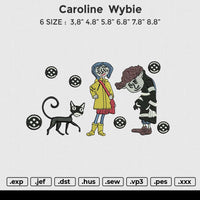 Caroline Wybie Embroidery File 6 size